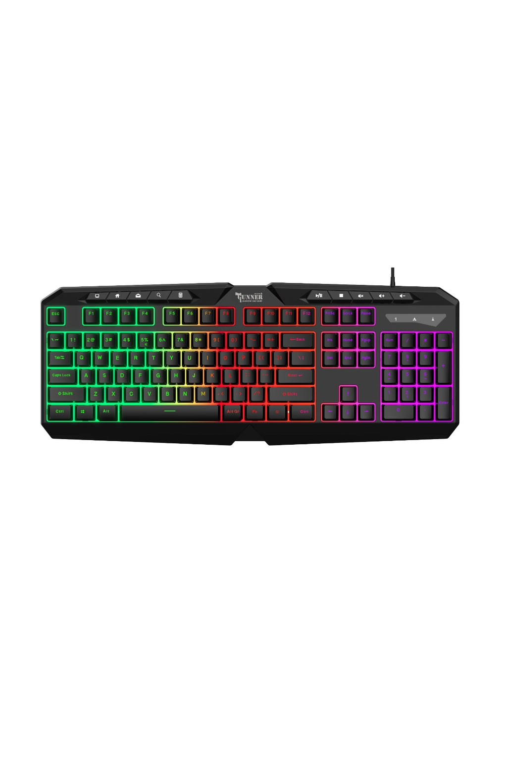 Swissten Gunner Gaming Keyboard - 59107210 - Black
SWISS33168