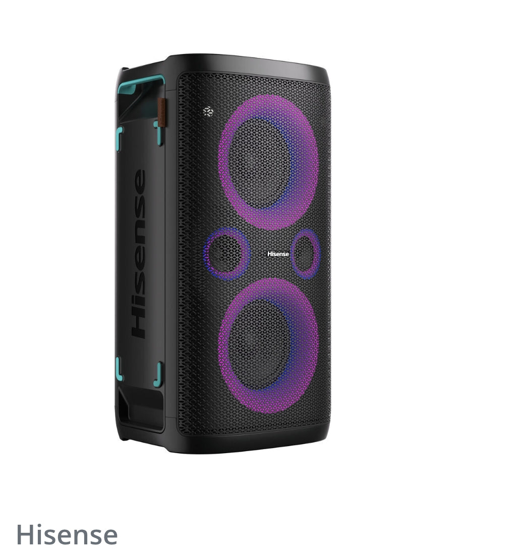 Bärbar Bluetooth Högtalare Hisense PARTY STORM Svart 300 W