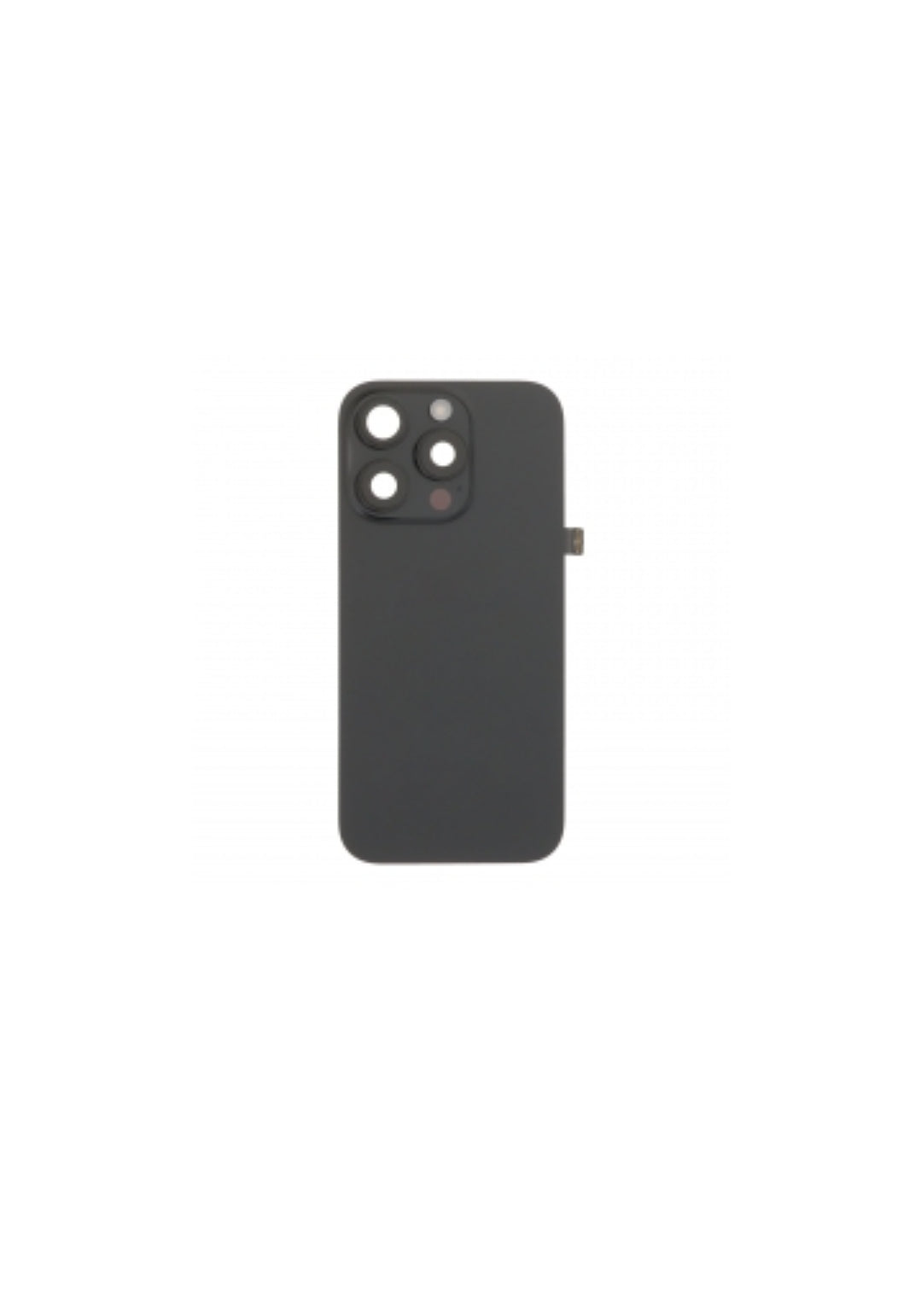 Apple iPhone 15 Pro Backcover Glass - Flash Light Flex + Magsafe Magnets + Wireless Charging Flex - Black