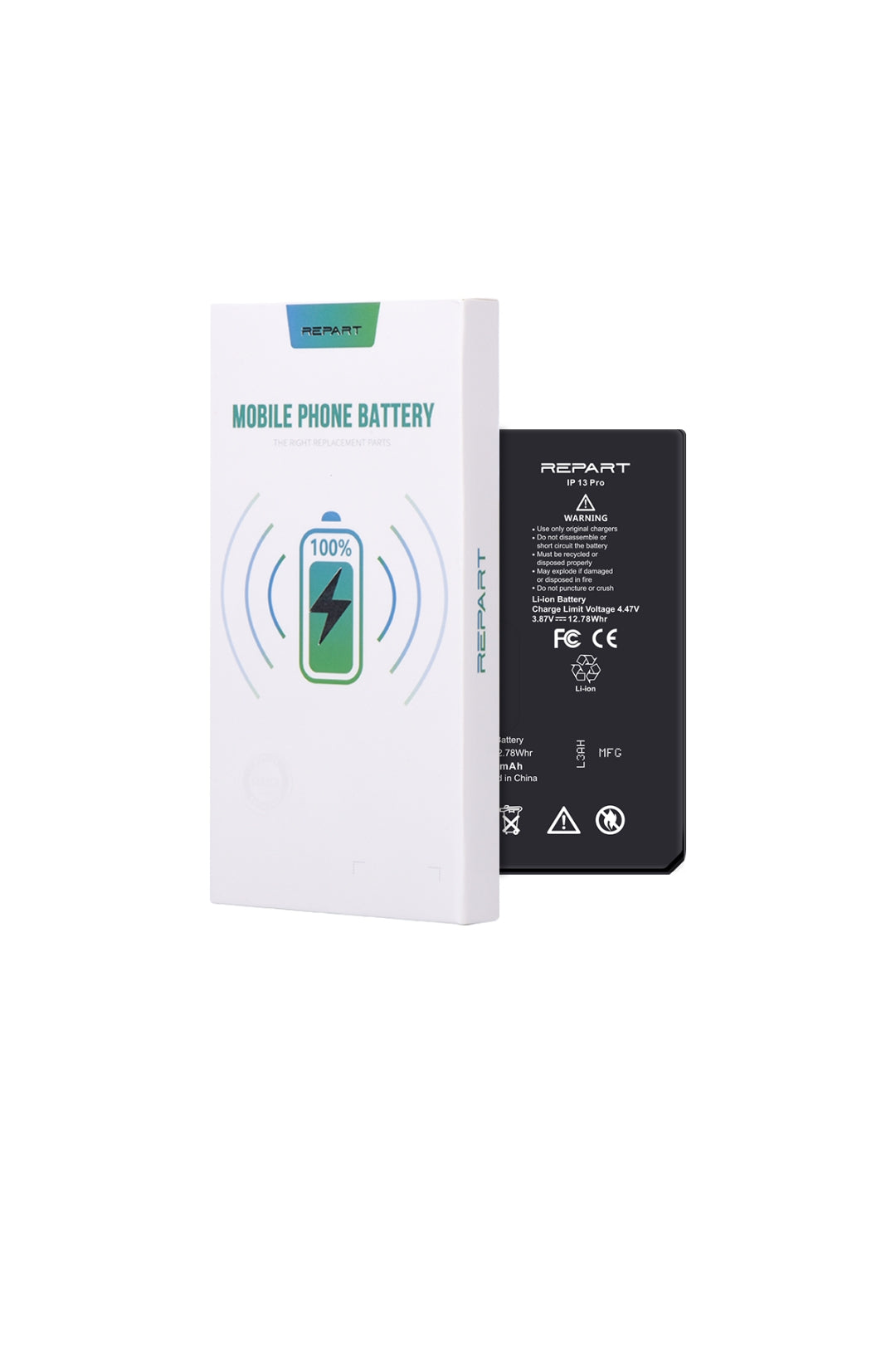Apple iPhone 13 Battery - High Capacity - 3450 mAh, Premium.