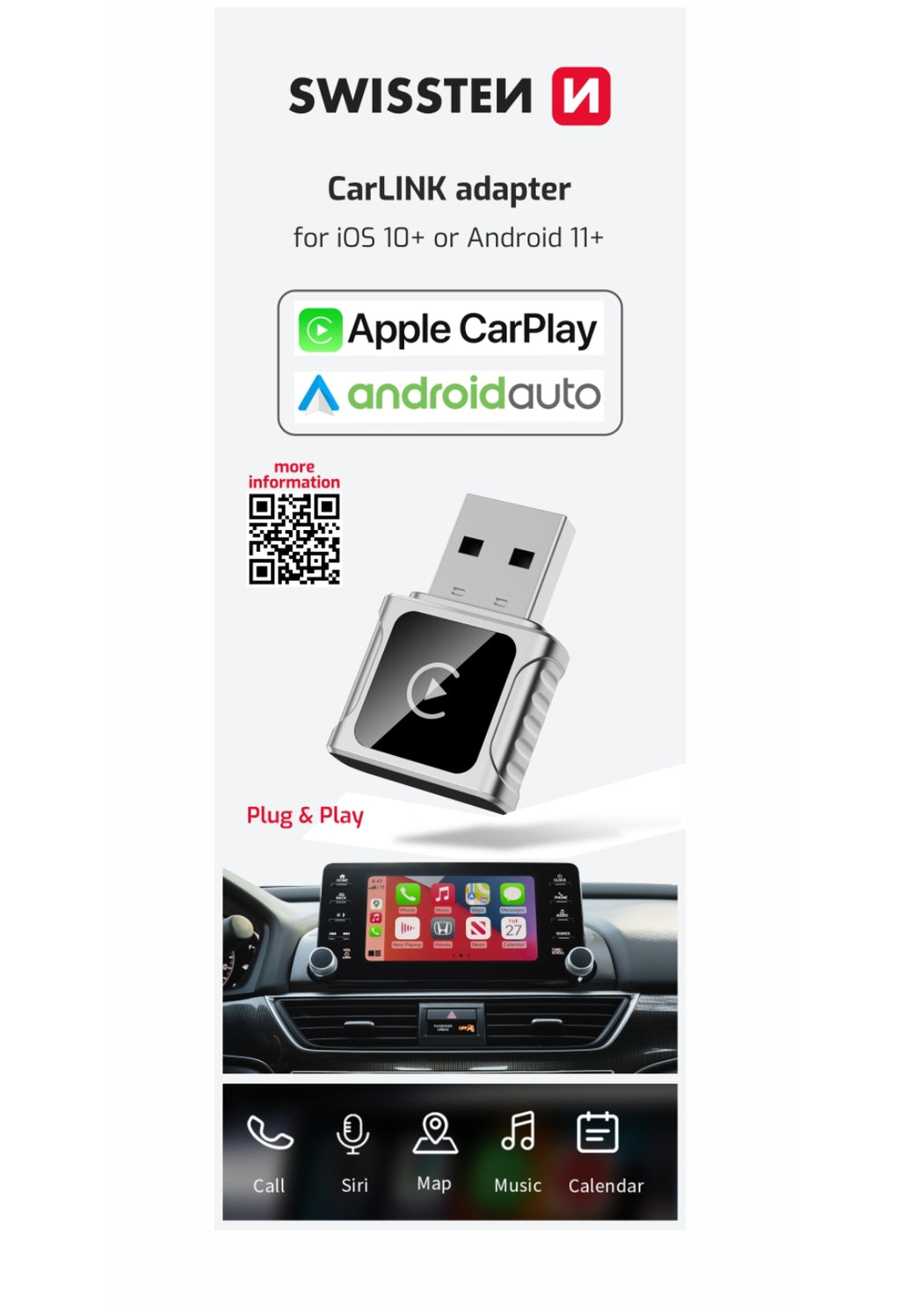 Swissten CarLINK Adapter - 20114040